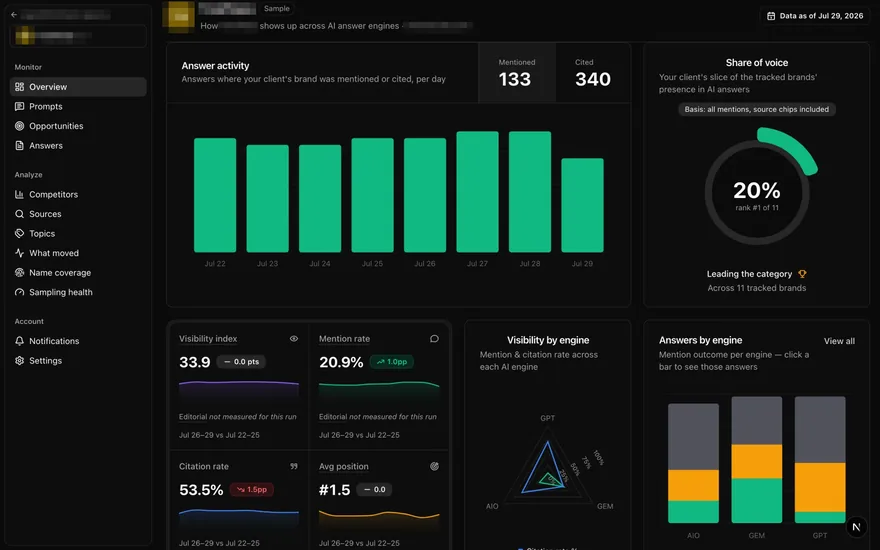 Report with evidence your client can open